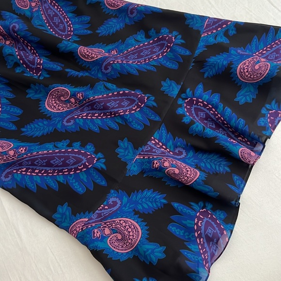 Maci Vintage Paisley Midi Skirt size 12/modern small - Picture 6 of 7